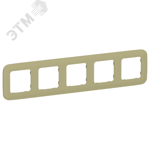 Изображение товара FLITE ARTISTIC Рамка 5-местная РУ-5-А-ФлО оливковый IEK (шт)