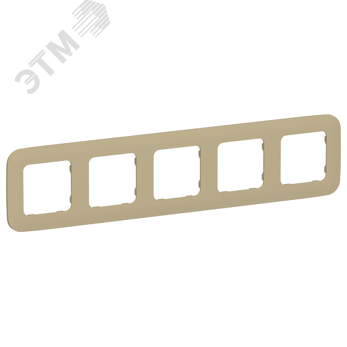 Изображение товара FLITE ARTISTIC Рамка 5-местная РУ-5-А-ФлХ хаки IEK (шт)