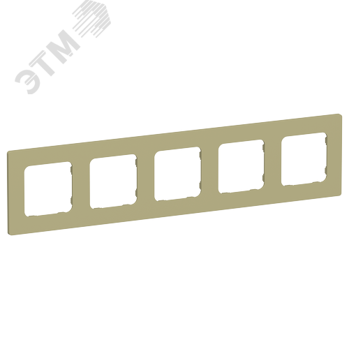 Изображение товара FLITE CLASSIC Рамка 5-местная РУ-5-К-ФлО оливковый IEK (шт)