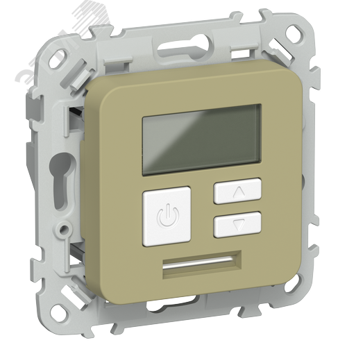 Изображение товара FLITE Термостат электронный с дисплеем 16А Т-ФлО оливковый IEK (шт)