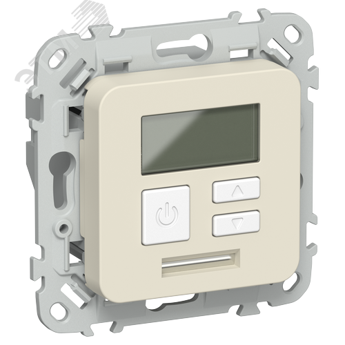 Изображение товара FLITE Термостат электронный с дисплеем 16А Т-ФлСл сливочный IEK (шт)