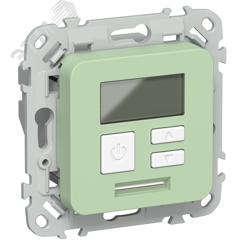 Изображение товара FLITE Термостат электронный с дисплеем 16А Т-ФлФ фисташковый IEK (шт)