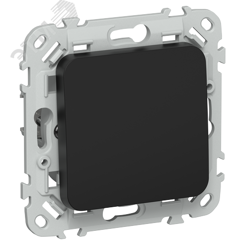 Изображение товара FLITE Выключатель 1-клавишный 10А ВС11-1-0-ФлЧ черный IEK (шт)