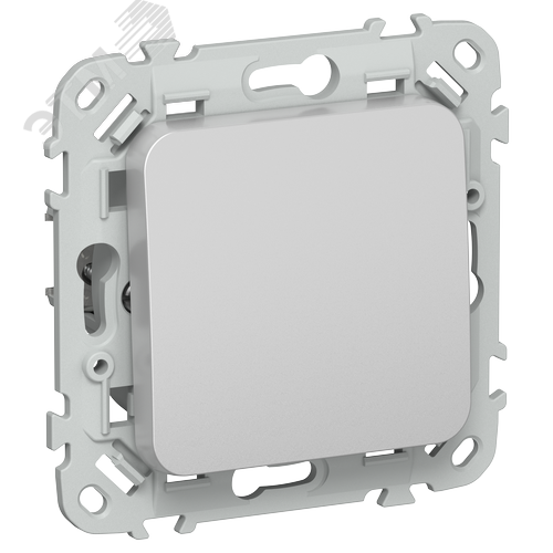 Изображение товара FLITE Выключатель 1-клавишный 10А ВС11-1-0-ФлА алюминий IEK (шт)