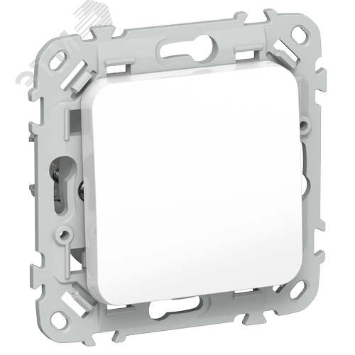 Изображение товара FLITE Выключатель 1-клавишный кнопочный 10А ВС11-2-0-ФлБ белый IEK (шт)