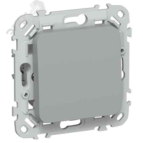 Изображение товара FLITE Выключатель 1-клавишный кнопочный 10А ВС11-2-0-ФлС серый IEK (шт)