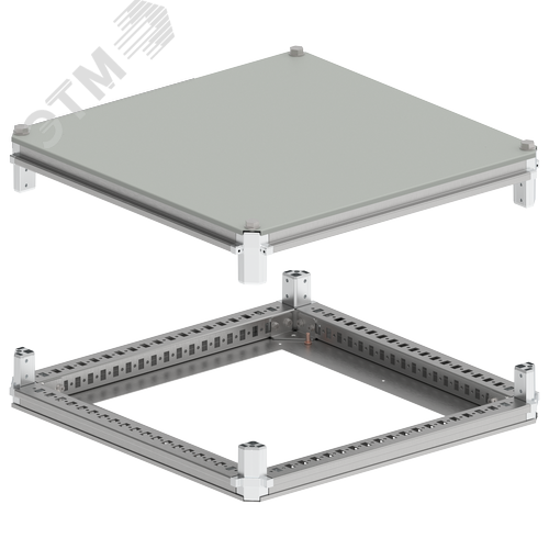 Изображение товара FORMAT Крыша и основание (под фланец) 600х600мм IEK (компл)