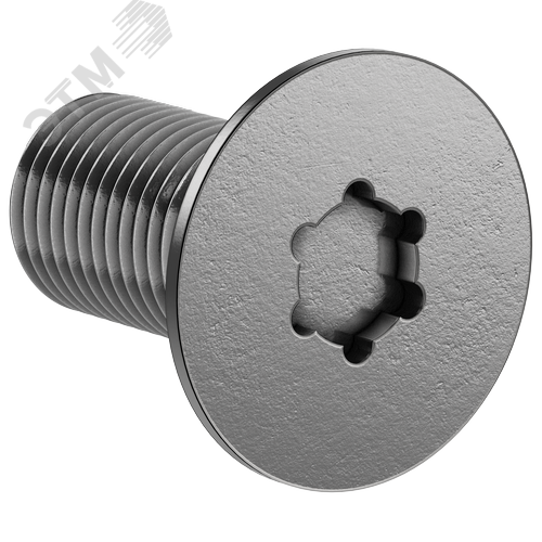 Изображение товара FORMAT Винт М6х12 самонарезающий потайная головка шестирадиусный шлиц TORX30 DIN 7500M (20шт/упак) IEK (упак)