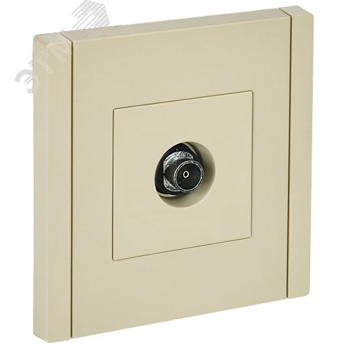 Изображение товара FORTE&PIANO Розетка TV оконечная FP428 ваниль IEK (шт)