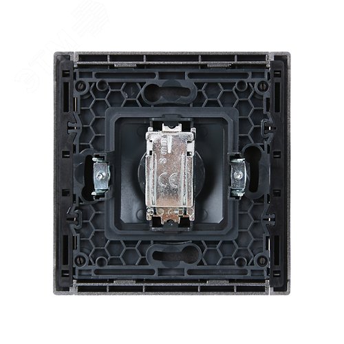 FORTE&PIANO Розетка TV оконечная FP528 сталь IEK - фото 3