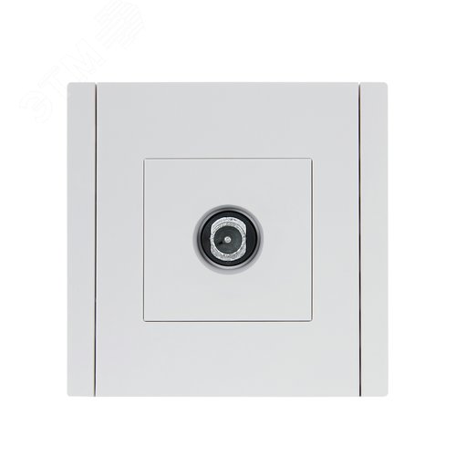 FORTE&PIANO Розетка TV проходная FP229 белый IEK - фото 2