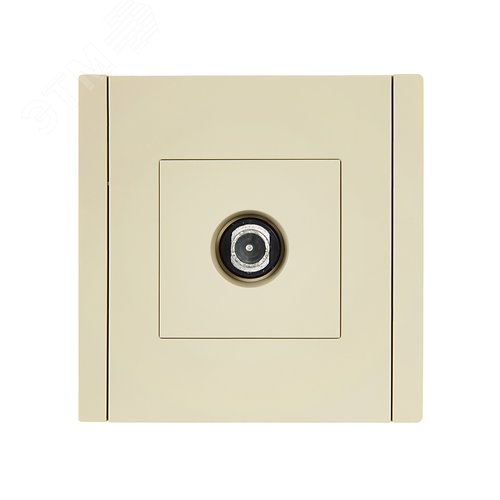 FORTE&PIANO Розетка TV проходная FP429 ваниль IEK - фото 2