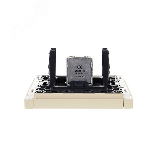 FORTE&PIANO Розетка TV проходная FP429 ваниль IEK - фото 5