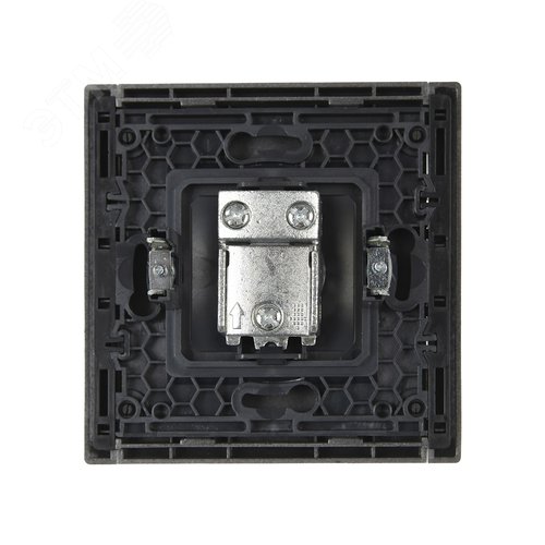 FORTE&PIANO Розетка TV проходная FP529 сталь IEK - фото 3