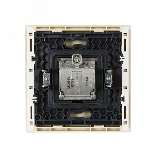 FORTE&PIANO Розетка двойная TV+SAT FP438 ваниль IEK - фото 3