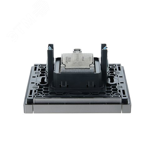 FORTE&PIANO Розетка двойная TV+SAT FP538 сталь IEK - фото 5