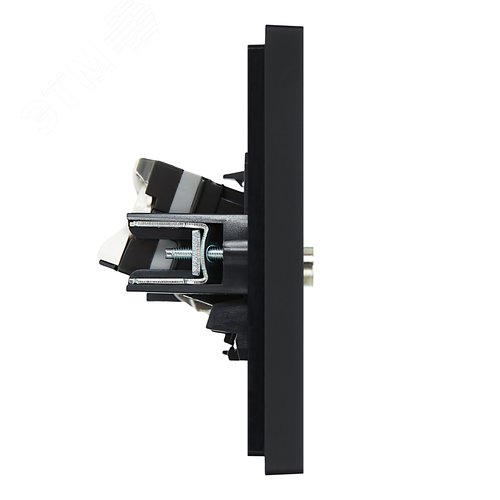 FORTE&PIANO Розетка двойная TV+RJ45 кат.5E FP136 черный IEK - фото 4