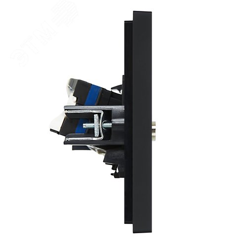 FORTE&PIANO Розетка двойная TV+RJ45 кат.6 FP137 черный IEK - фото 4