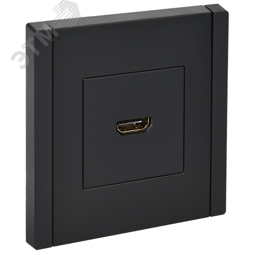 FORTE&PIANO Розетка HDMI FP140 черный IEK - фото 1