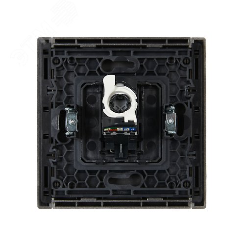 FORTE&PIANO Розетка компьютерная RJ45 кат.5E FP532 сталь IEK - фото 3