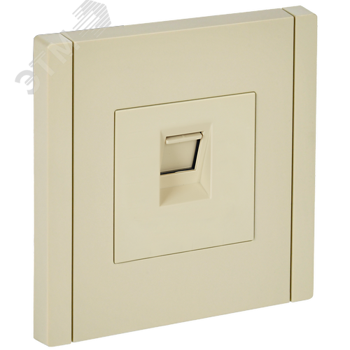 FORTE&PIANO Розетка компьютерная RJ45 кат.6 FP431 ваниль IEK - фото 1