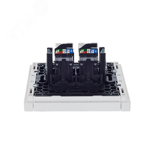 FORTE&PIANO Розетка компьютерная двойная RJ45 кат.5E FP233 белый IEK - фото 5