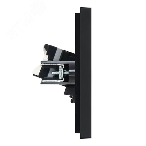 FORTE&PIANO Розетка компьютерная двойная RJ45 кат.5E FP133 черный IEK - фото 4