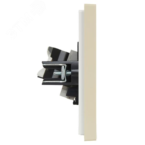 FORTE&PIANO Розетка двойная RJ11+RJ45 кат.5E FP435 ваниль IEK - фото 4