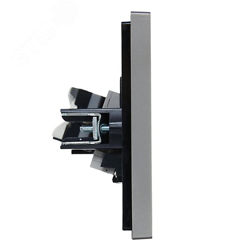 FORTE&PIANO Розетка двойная RJ11+RJ45 кат.5E FP535 сталь IEK - фото 4