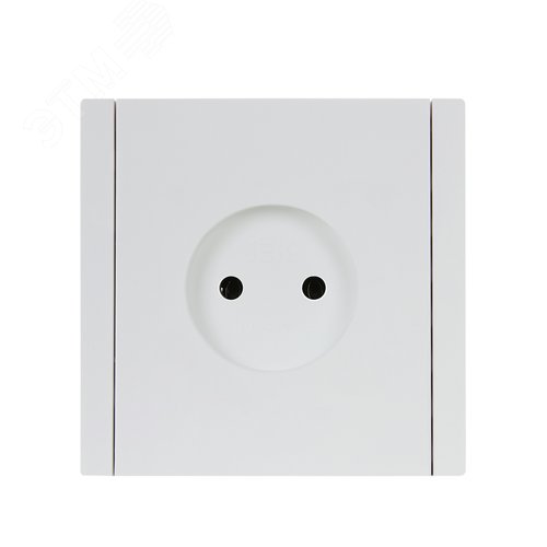 FORTE&PIANO Розетка 1-местная без заземления без защитных шторок винтовое крепление 10А FP218 белый IEK - фото 2