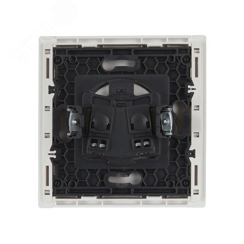 FORTE&PIANO Розетка 1-местная без заземления без защитных шторок винтовое крепление 10А FP218 белый IEK - фото 3