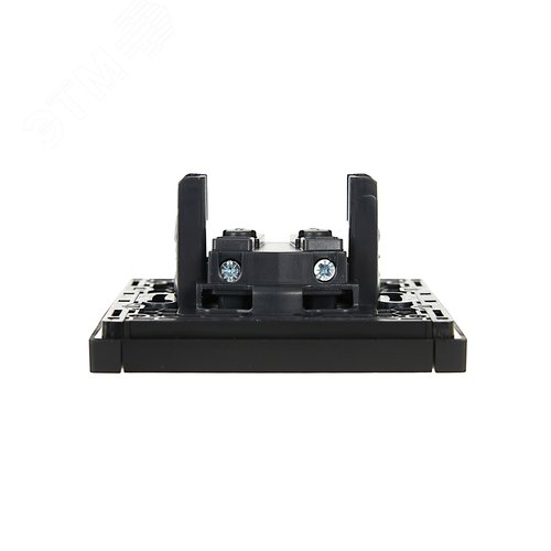 FORTE&PIANO Розетка 1-местная без заземления без защитных шторок винтовое крепление 10А FP118 черный IEK - фото 5