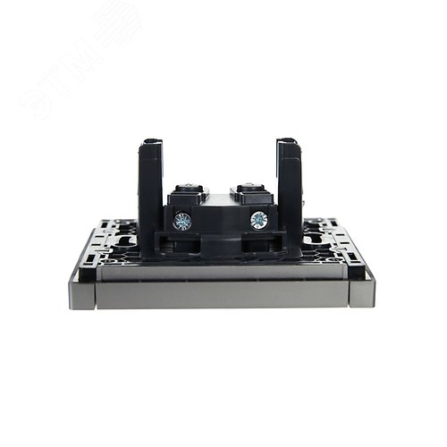 FORTE&PIANO Розетка 1-местная без заземления без защитных шторок винтовое крепление 10А FP518 сталь IEK - фото 5