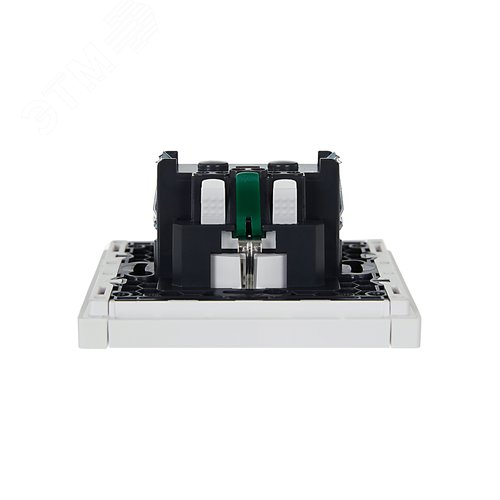 FORTE&PIANO Розетка 1-местная с заземлением без защитных шторок безвинтовое крепление 16А FP214 белый IEK - фото 5