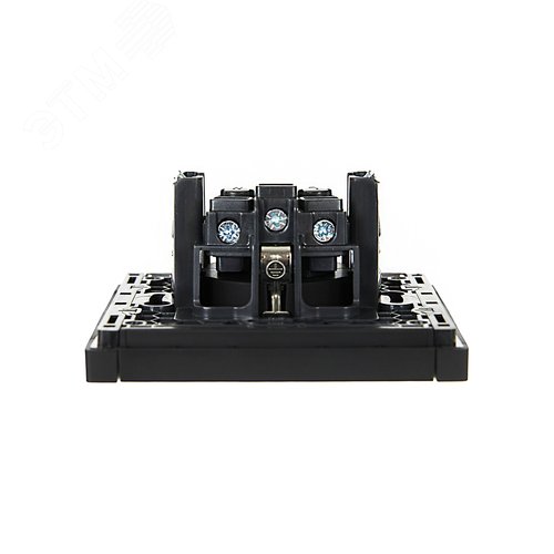 FORTE&PIANO Розетка 1-местная с заземлением без защитных шторок винтовое крепление 16А FP116 черный IEK - фото 5