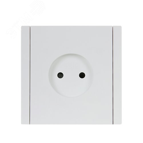 FORTE&PIANO Розетка 1-местная без заземления с защитными шторками винтовое крепление 10А FP217 белый IEK - фото 2