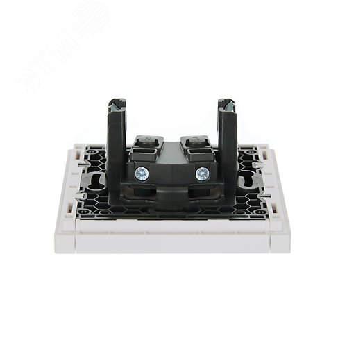 FORTE&PIANO Розетка 1-местная без заземления с защитными шторками винтовое крепление 10А FP217 белый IEK - фото 5