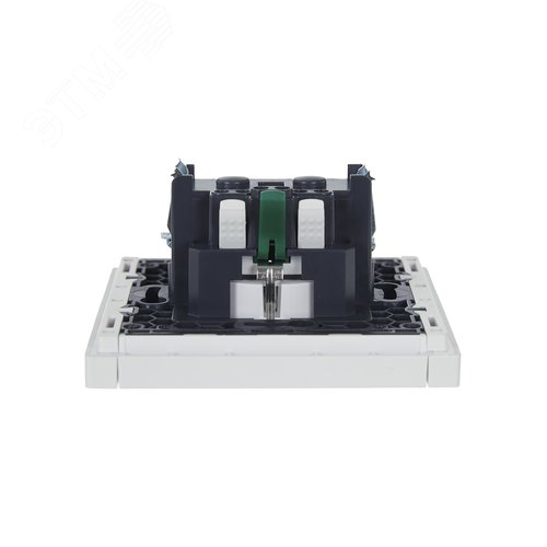 FORTE&PIANO Розетка 1-местная с заземлением с защитными шторками безвинтовое крепление 16А FP213 белый IEK - фото 5