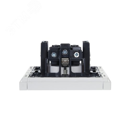 FORTE&PIANO Розетка 1-местная с заземлением с защитными шторками винтовое крепление 16А FP215 белый IEK - фото 5