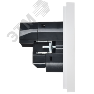 FORTE&PIANO Розетка 1-местная с заземлением с защитными шторками винтовое крепление 16А USB A+A 3,1А FP245 белый IEK - фото 5