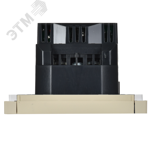 FORTE&PIANO Розетка 1-местная с заземлением с защитными шторками винтовое крепление 16А USB A+A 3,1А FP445 ваниль IEK - фото 4