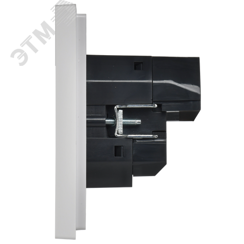 FORTE&PIANO Розетка 1-местная с заземлением с защитными шторками винтовое крепление 16А USB A+C 18Вт FP247 белый IEK - фото 3