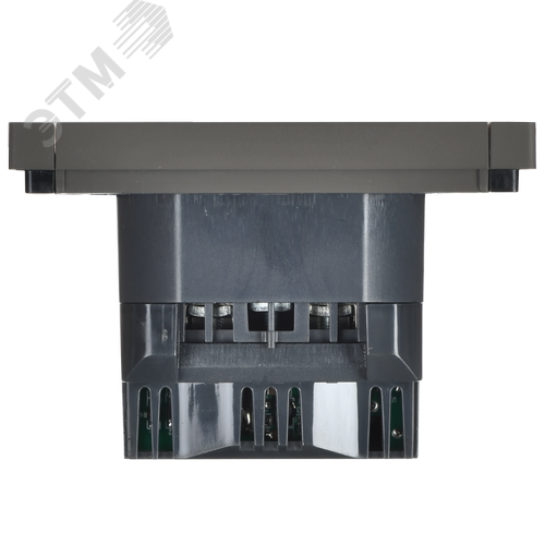 FORTE&PIANO Розетка 1-местная с заземлением с защитными шторками винтовое крепление 16А USB A+C 18Вт FP347 серый IEK - фото 4