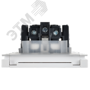 FORTE&PIANO Розетка 1-местная с заземлением с защитными шторками и крышкой винтовое крепление 16А IP44 FP221 белый IEK - фото 4