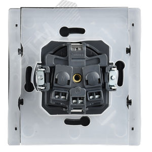 FORTE&PIANO Розетка 1-местная с заземлением с защитными шторками и крышкой винтовое крепление 16А IP44 FP121 черный IEK - фото 3