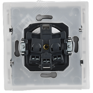 FORTE&PIANO Розетка 1-местная с заземлением с защитными шторками и крышкой винтовое крепление 16А IP44 FP421 ваниль IEK - фото 3