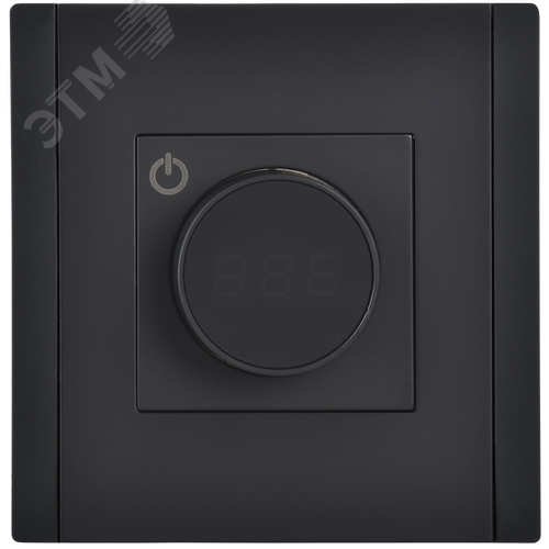 FORTE&PIANO Термостат электронный с индикацией FP152 черный IEK - фото 2