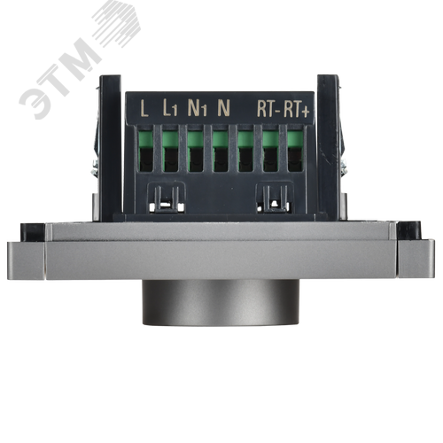 FORTE&PIANO Термостат электронный с индикацией FP552 сталь IEK - фото 3