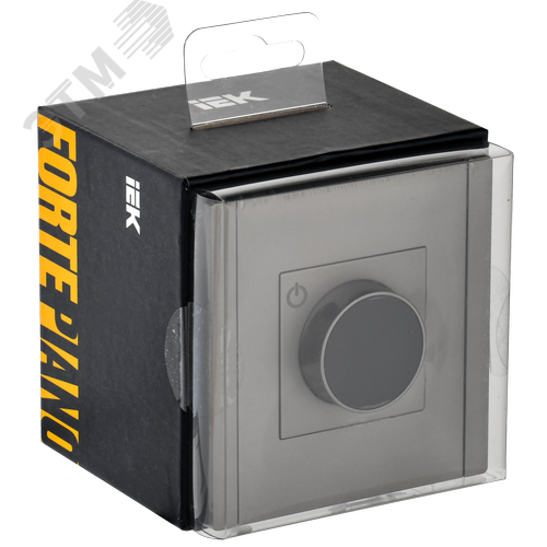 FORTE&PIANO Термостат электронный с индикацией FP552 сталь IEK - фото 7