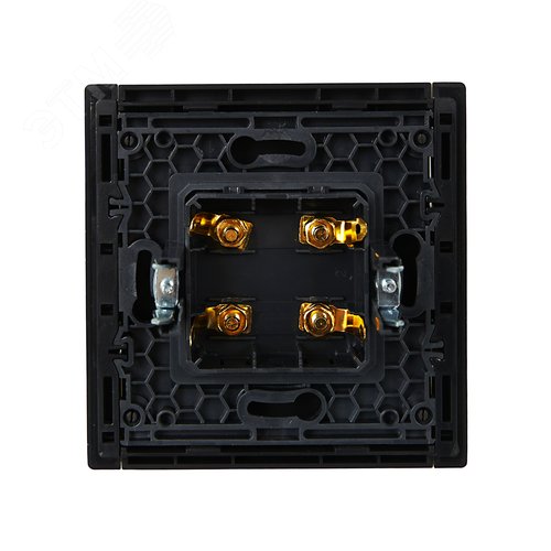 FORTE&PIANO Аудиорозетка 4-местная FP139 черный IEK - фото 3